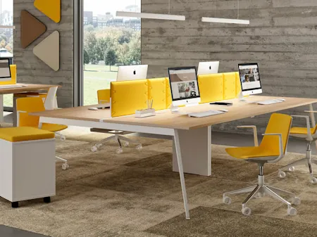 Espace de bureau aménagé